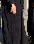 Dubai abaya WITHOUT beads work on sleeves